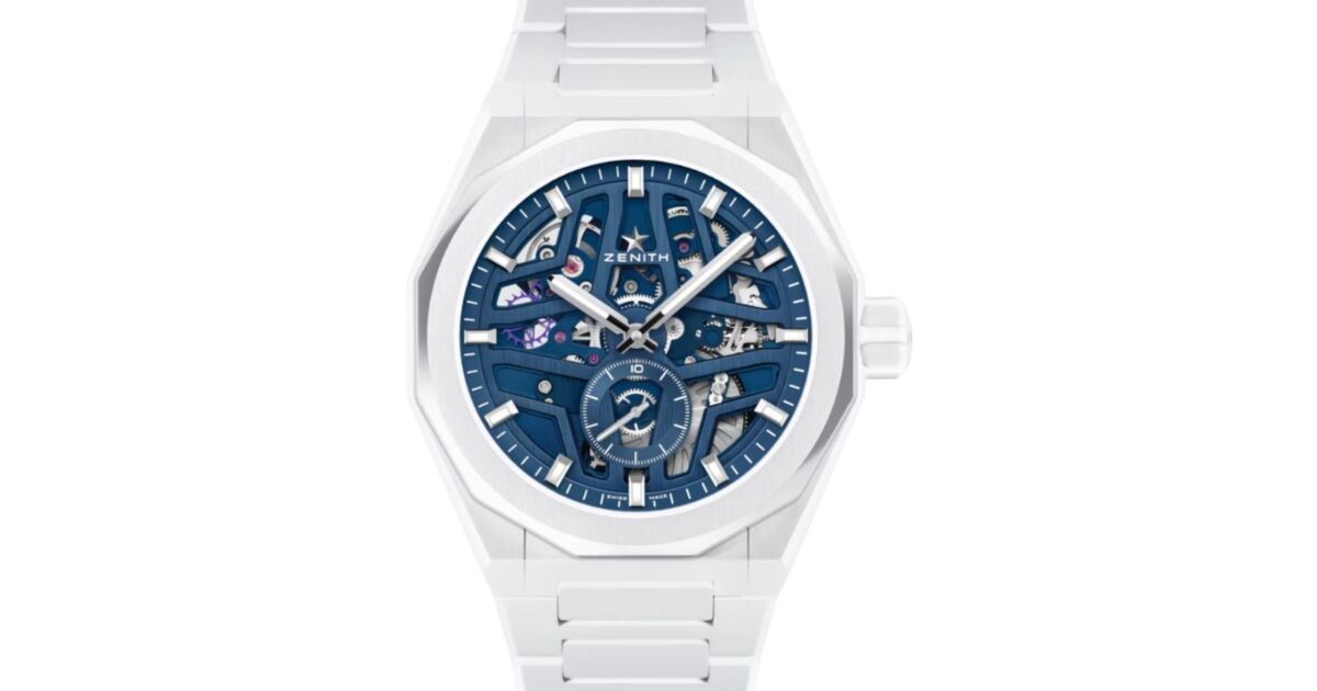 Zenith Defy Skyline Skeleton White Ceramic Blue Dial 49.9301