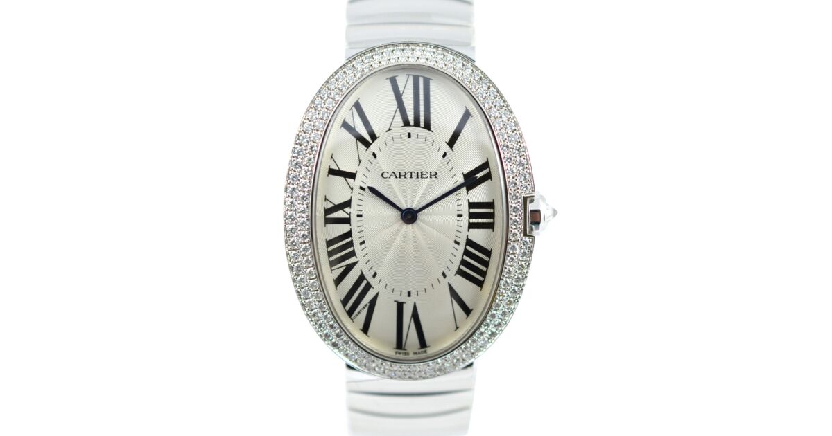 CARTIER WB520010 BAIGNOIRE 18K WHITE GOLD DIAMONDS BRAND NEW CARTIER WB520010 BAIGNOIRE 18K WHITE GOLD DIAMONDS BRAND NEW