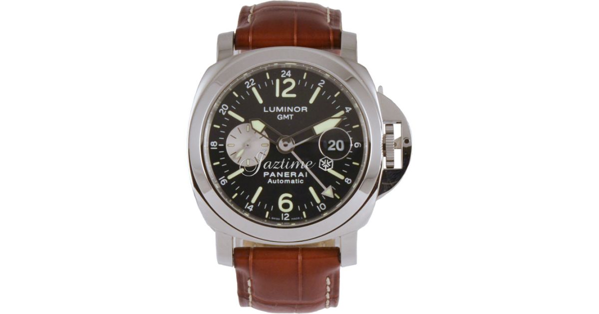PANERAI PAM 88 LUMINOR GMT 44 mm POLISHED STAINLESS STEEL BRAND NEW
