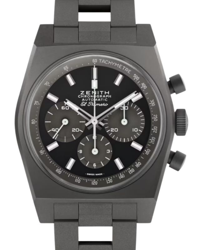 Zenith Chronomaster Revival Shadow Titanium 37mm Black Dial 97.T384.4061/21.M384 - BRAND NEW