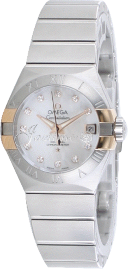 OMEGA 123.20.27.20.55.004 CONSTELLATION CO-AXIAL 27mm STEEL AND RED GOLD - BRAND NEW