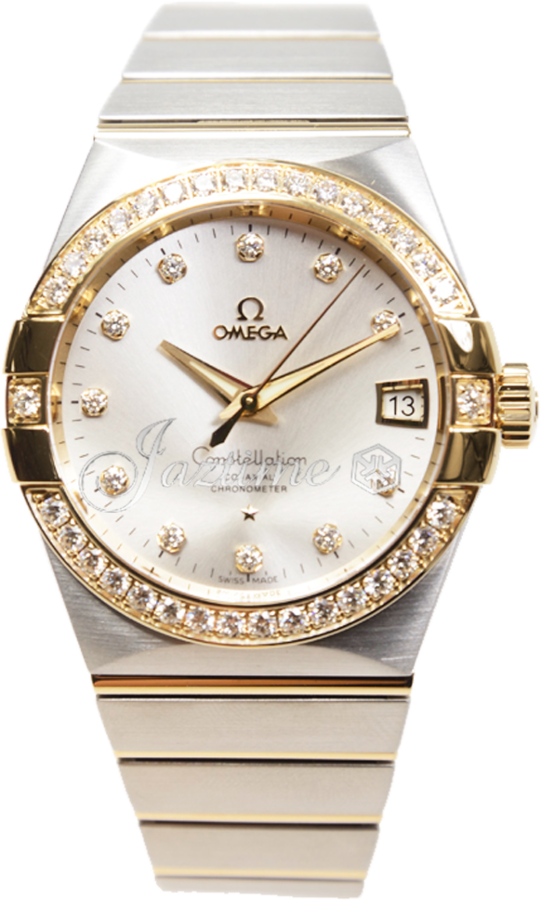 OMEGA 123.25.38.21.52.002 CONSTELLATION CO-AXIAL 38mm STEEL AND YELLOW GOLD - BRAND NEW
