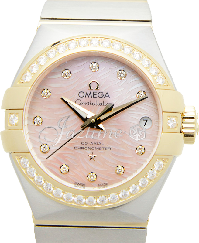 OMEGA 123.25.27.20.57.005 CONSTELLATION CO-AXIAL 27mm STEEL AND YELLOW GOLD - BRAND NEW