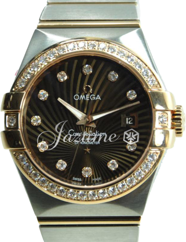 OMEGA 123.25.31.20.63.001 CONSTELLATION CO-AXIAL 31mm STEEL AND RED GOLD - BRAND NEW