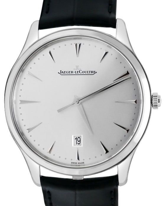 Jaeger-LeCoultre Calibre 899/1 Master Ultra Thin Date 1288420 Silver Index Stainless Steel Leather 40mm Automatic BRAND NEW