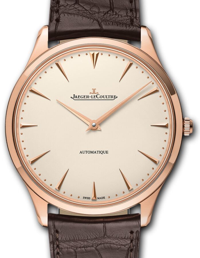 Jaeger-LeCoultre Calibre 898C Master Ultra Thin 41 1332511 Eggshell Beige Index Rose Gold Leather 41mm Automatic BRAND NEW