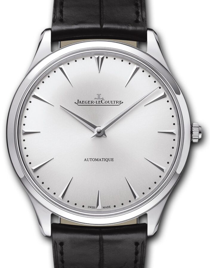 Jaeger-LeCoultre Calibre 898C Master Ultra Thin 41 1338421 Silver Index Stainless Steel Leather 41mm Automatic BRAND NEW