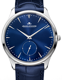 Jaeger-LeCoultre Calibre 896/1 Master Ultra Thin Small Second 1358480 Blue Index Stainless Steel Leather 40mm Automatic BRAND NEW