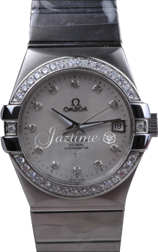 OMEGA 123.15.35.20.52.001 CONSTELLATION CO-AXIAL 35mm STEEL - BRAND NEW
