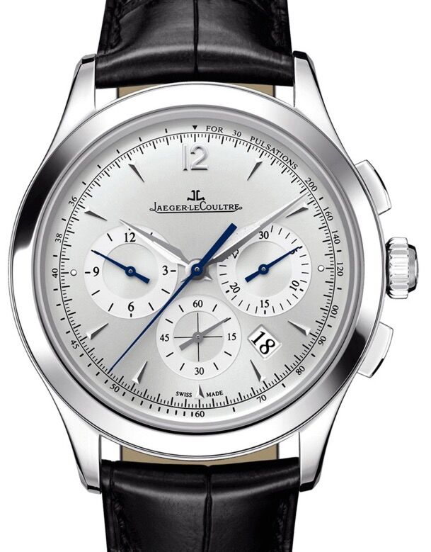 Jaeger-LeCoultre Calibre 751A/1 Master Chronograph 1538420 Silver Index Stainless Steel Leather 40mm Automatic BRAND NEW