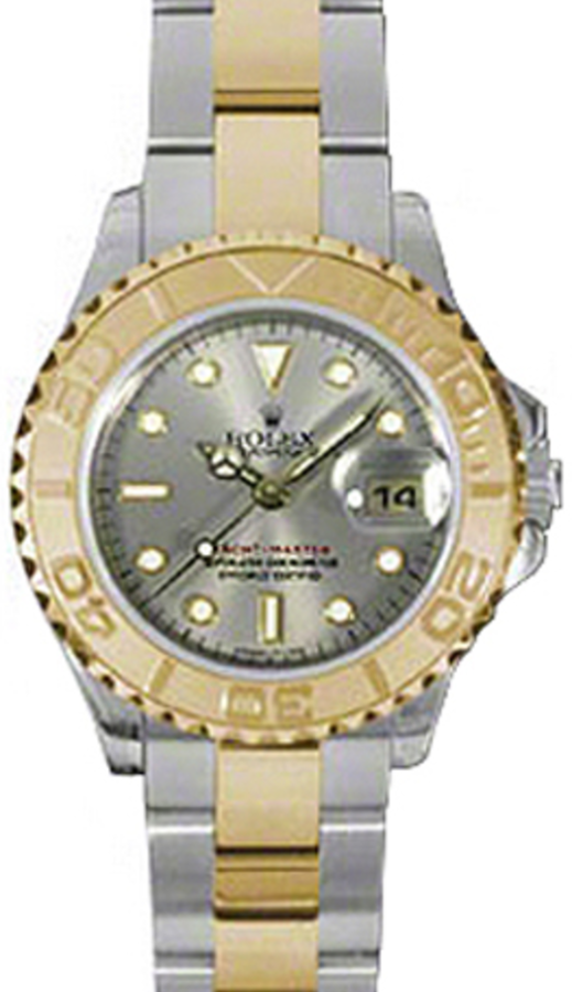 Rolex Yacht-Master 29 169623-GRY Grey White Dial Yellow Gold Bezel Yellow Gold Stainless Steel Oyster - BRAND NEW