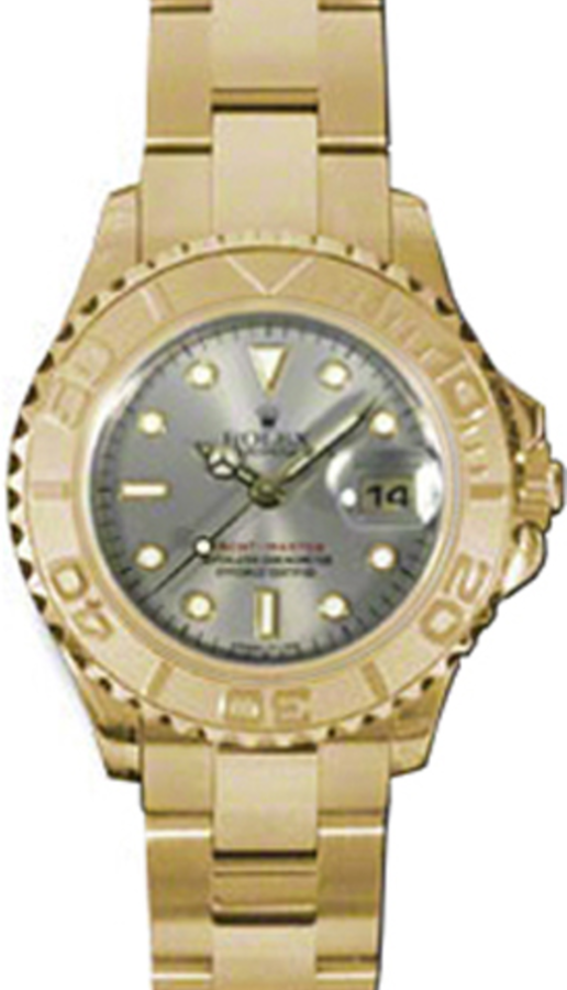 Rolex Yacht-Master 29 169628-GRY Grey White Dial Yellow Gold Oyster - BRAND NEW