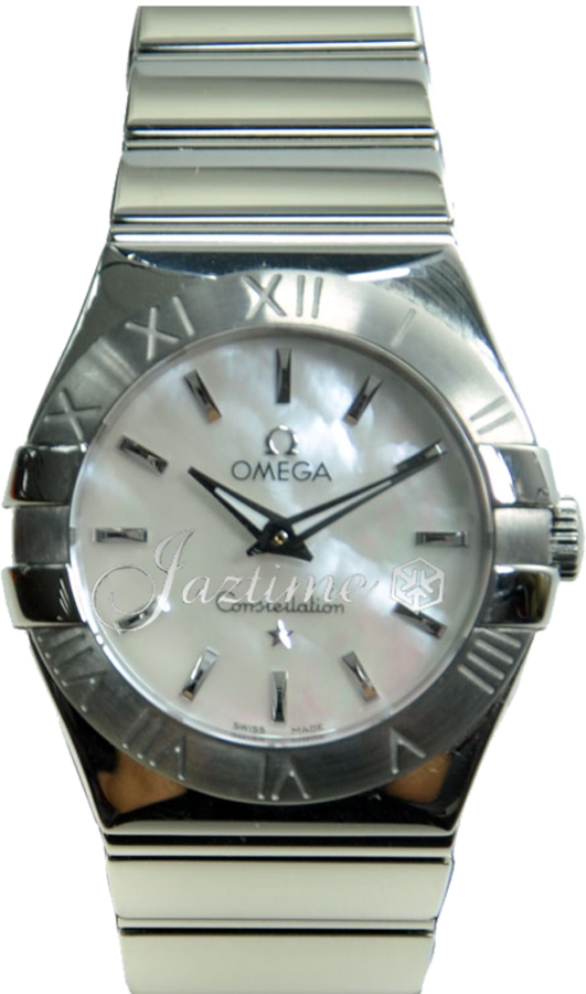 OMEGA 123.10.27.60.05.002 CONSTELLATION QUARTZ 27mm STEEL BRAND NEW