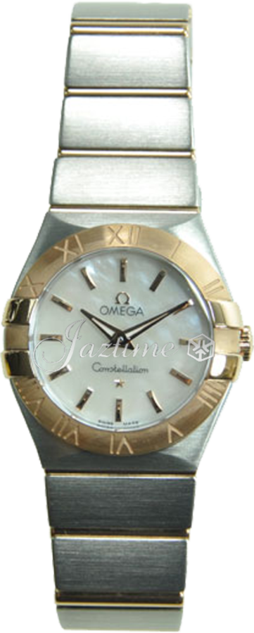 OMEGA 123.20.27.60.05.001 CONSTELLATION QUARTZ 27mm STEEL AND RED GOLD BRAND NEW