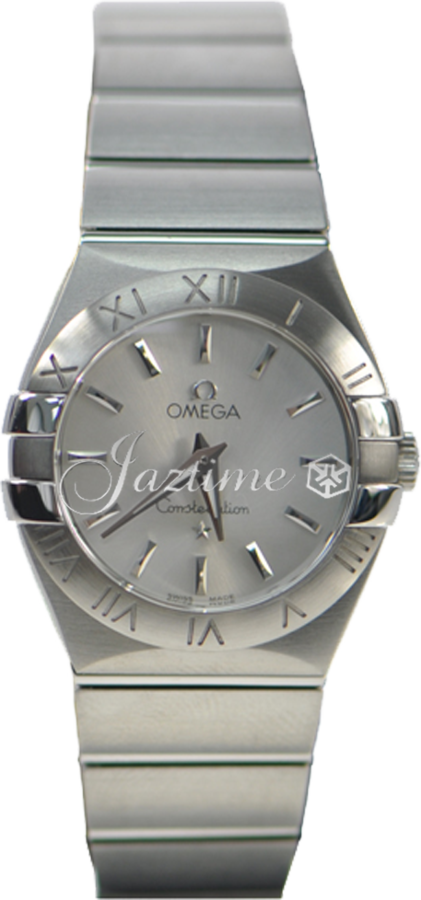 OMEGA 123.10.27.60.02.001 CONSTELLATION QUARTZ 27mm STEEL BRAND NEW