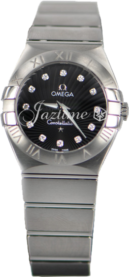 OMEGA 123.10.27.60.51.001 CONSTELLATION QUARTZ 27mm STEEL BRAND NEW