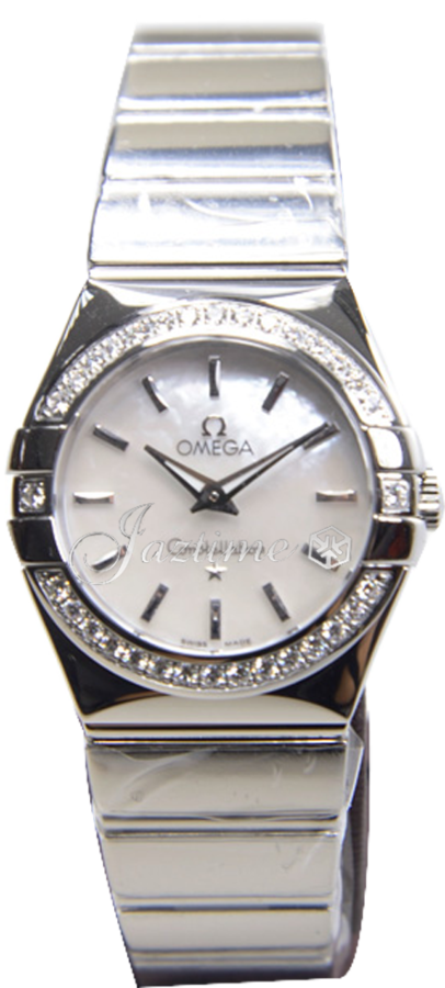 OMEGA 123.15.27.60.05.002 CONSTELLATION QUARTZ 27mm STEEL BRAND NEW