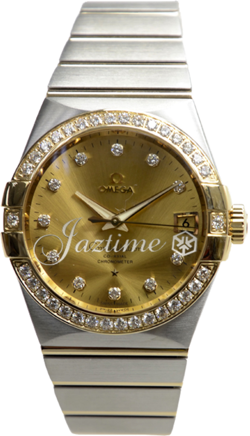 OMEGA 123.25.38.21.58.001 CONSTELLATION CO-AXIAL 38mm STEEL AND YELLOW GOLD - BRAND NEW