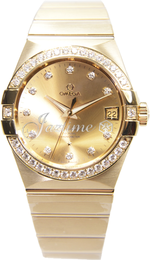 OMEGA 123.55.38.21.58.001 CONSTELLATION CO-AXIAL 38mm YELLOW GOLD - BRAND NEW