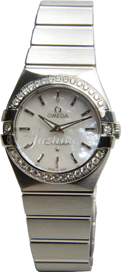 OMEGA 123.15.27.60.05.001 CONSTELLATION QUARTZ 27mm STEEL BRAND NEW