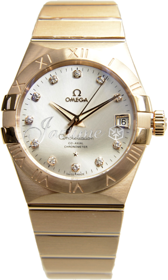 OMEGA 123.50.38.21.52.001 CONSTELLATION CO-AXIAL 38mm RED GOLD - BRAND NEW
