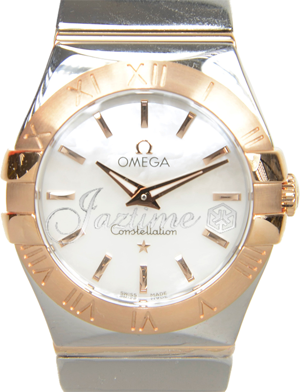 OMEGA 123.20.27.60.05.003 CONSTELLATION QUARTZ 27mm STEEL AND RED GOLD BRAND NEW