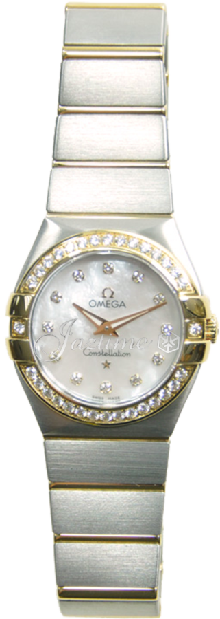 OMEGA 123.25.27.60.55.003 CONSTELLATION QUARTZ 27mm STEEL AND YELLOW GOLD BRAND NEW