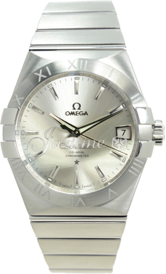 Omega Constellation Automatic 123.10.38.21.02.001 38mm Silver Index Stainless Steel - BRAND NEW