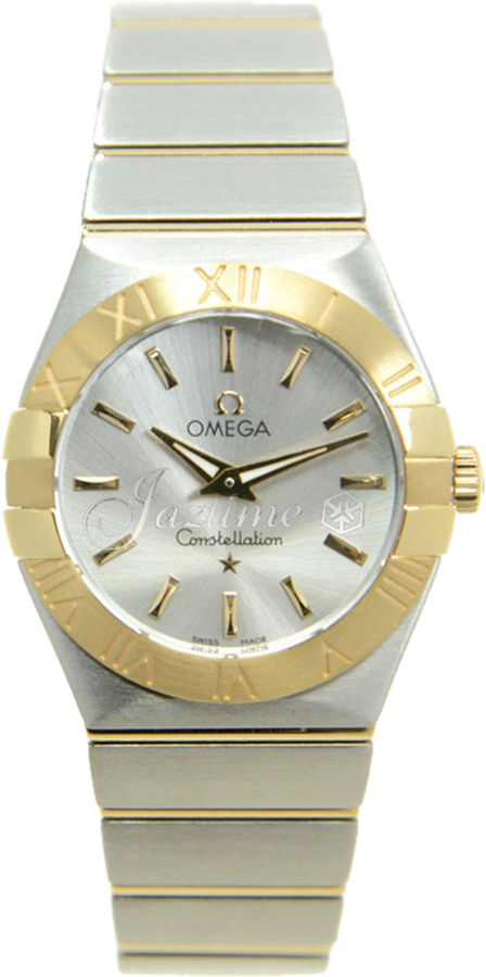 OMEGA 123.20.27.60.02.002 CONSTELLATION QUARTZ 27mm STEEL AND YELLOW GOLD BRAND NEW