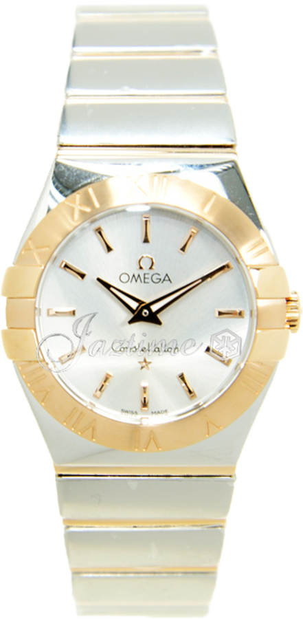 OMEGA 123.20.27.60.02.003 CONSTELLATION QUARTZ 27mm STEEL AND RED GOLD BRAND NEW
