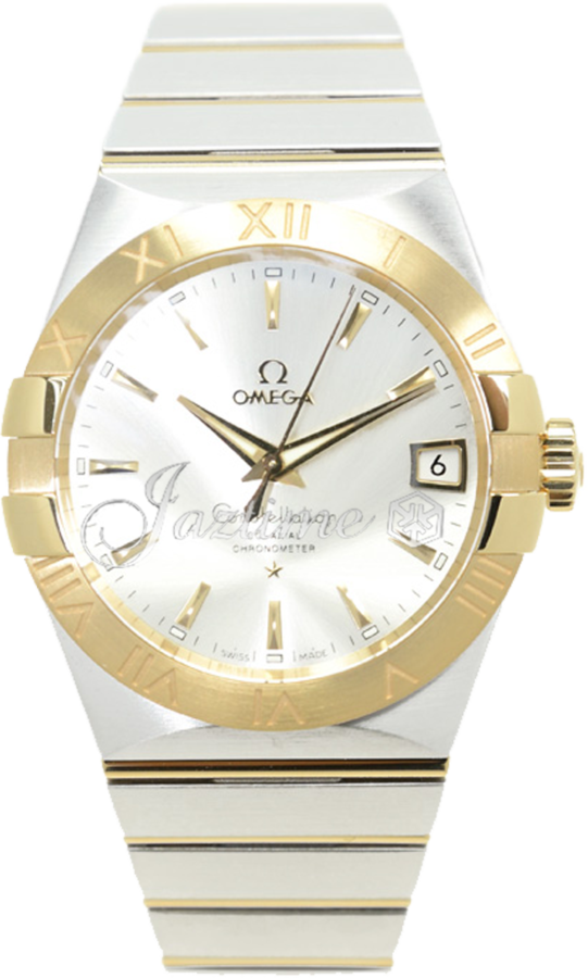 OMEGA 123.20.38.21.02.002 CONSTELLATION CO-AXIAL 38mm STEEL AND YELLOW GOLD - BRAND NEW