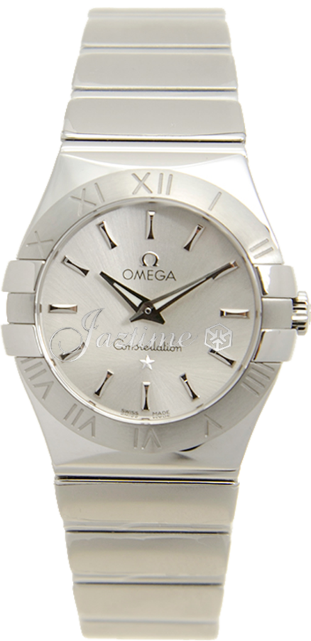 OMEGA 123.10.27.60.02.002 CONSTELLATION QUARTZ 27mm STEEL BRAND NEW