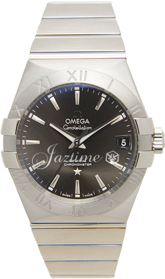 Omega Constellation Co-Axial Automatic 123.10.38.21.06.001 38mm Dark Grey Index Stainless Steel - BRAND NEW