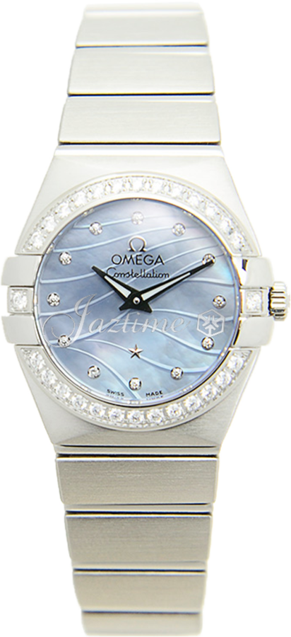 Omega 123.15.24.60.57.001 Constellation Quartz 24mm Steel BRAND NEW