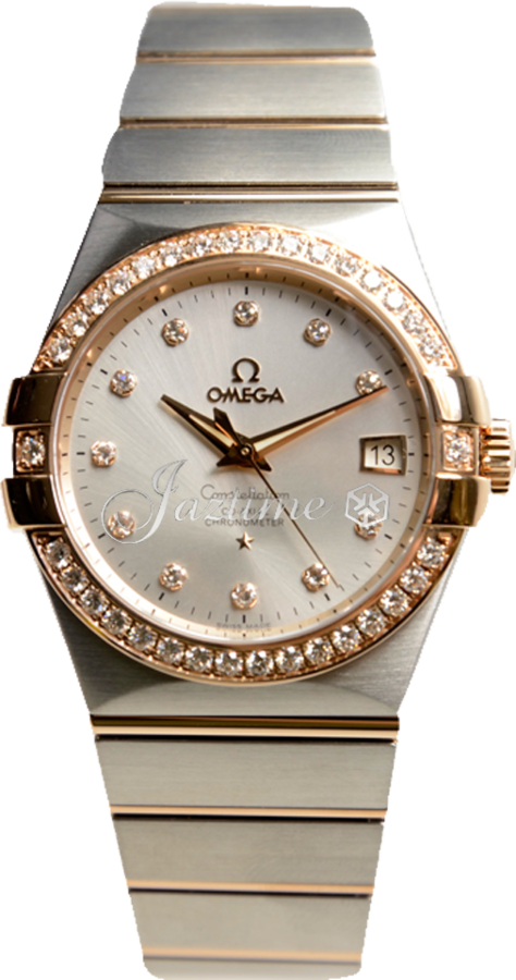 OMEGA 123.25.35.20.52.001 CONSTELLATION CO-AXIAL 35mm STEEL AND RED GOLD - BRAND NEW