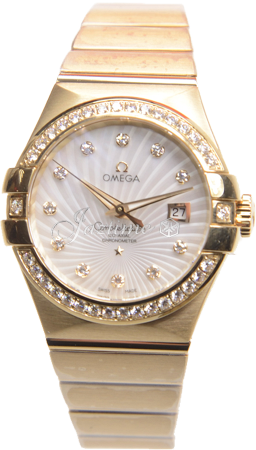 OMEGA 123.55.31.20.55.002 CONSTELLATION CO-AXIAL 31mm YELLOW GOLD - BRAND NEW