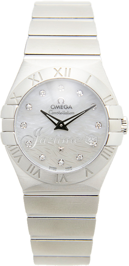 OMEGA 123.10.27.60.55.004 CONSTELLATION QUARTZ 27mm STEEL BRAND NEW
