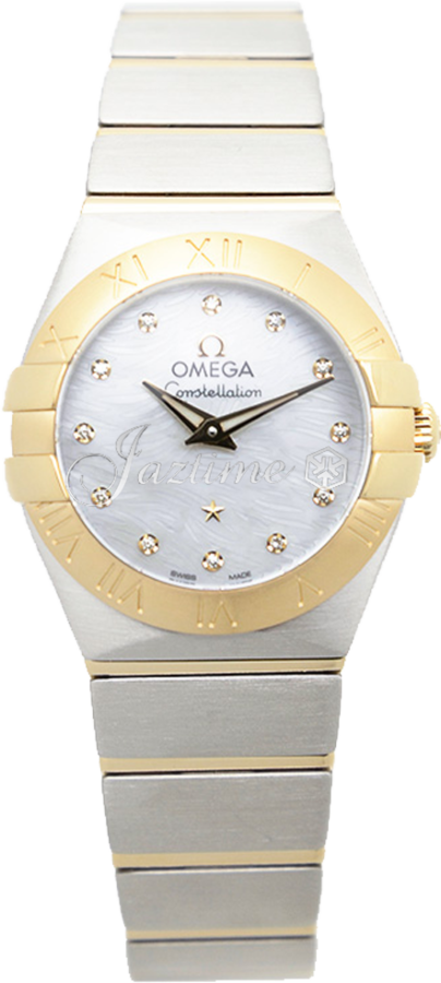 Omega 123.20.24.60.55.008 Constellation Quartz 24mm Steel And Yellow Gold BRAND NEW