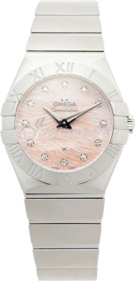 OMEGA 123.10.27.60.57.002 CONSTELLATION QUARTZ 27mm STEEL BRAND NEW