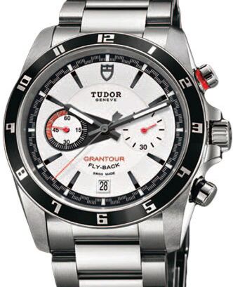 Tudor Grantour Chronograph Fly-Back 20550N-95730 White Index Stainless Steel 42mm BRAND NEW