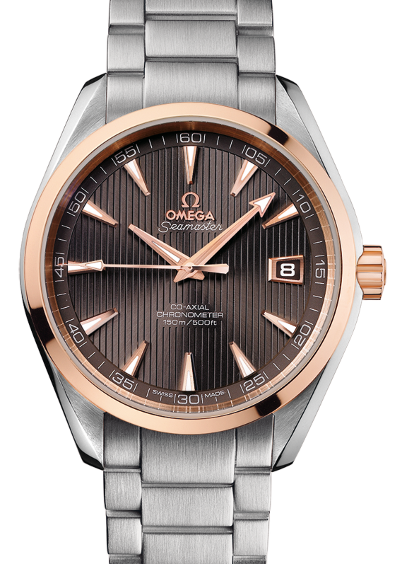 Omega Aqua Terra 150M Co-Axial Chronometer Steel/Rose Gold 41.5mm Grey Dial Steel Bracelet 231.20.42.21.06.0020 - BRAND NEW
