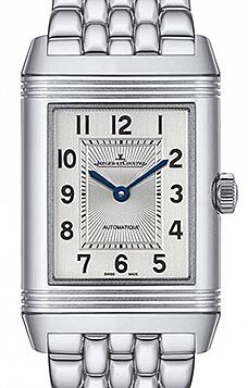 Jaeger-LeCoultre Calibre 965 Reverso Classic Medium 2538120 Silver Guilloche Stainless Steel 40.1 x 24.4mm Automatic BRAND NEW