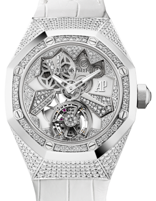 Audemars Piguet Concept Flying Tourbillon 39mm White Gold Diamond Paved 26227BC.ZZ.D011CR.01