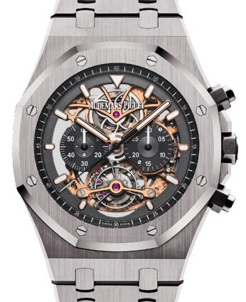 Audemars Piguet Royal Oak Tourbillon Chronograph Openworked 44mm Titanium 26347TI.OO.1205TI.01 - BRAND NEW