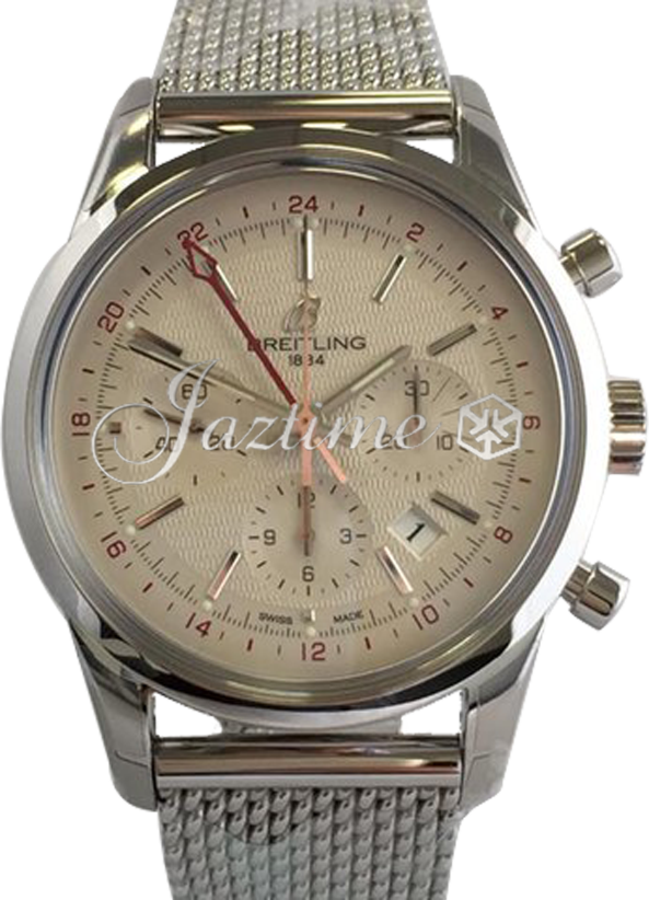 BREITLING AB045112|G772|154A TRANSOCEAN CHRONOGRAPH GMT 43mm STAINLESS STEEL BRAND NEW