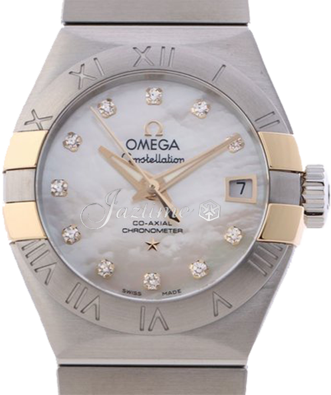 OMEGA 123.20.27.20.55.005 CONSTELLATION CO-AXIAL 27mm STEEL AND YELLOW GOLD - BRAND NEW