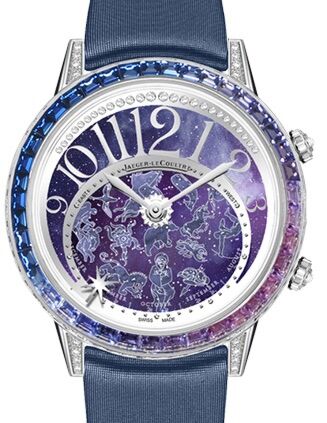 Jaeger-LeCoultre Calibre 809/1 Rendez-Vous Celestial 3483580 Lapis-Lazuli Enamel White Gold Satin 37.5mm Automatic BRAND NEW