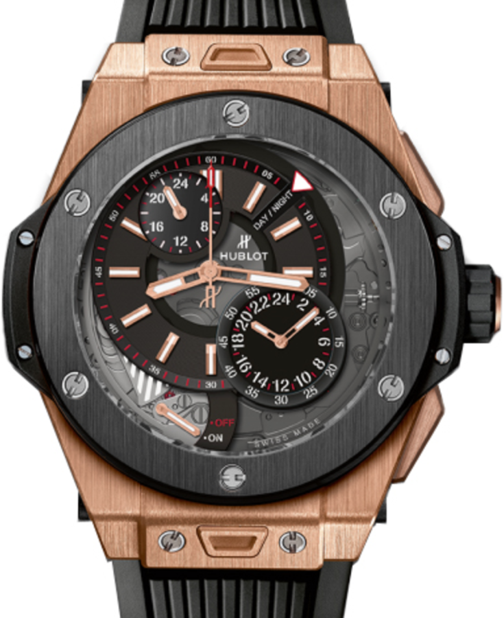 Hublot Big Bang Alarm Repeater Rose Gold/ Black Ceramic 45mm 403.OM.0123.RX