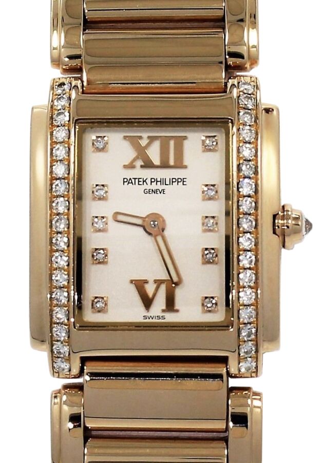Patek Philippe Twenty~4 Ladies Rose Gold Diamond Set 4908/11R-011 - BRAND NEW