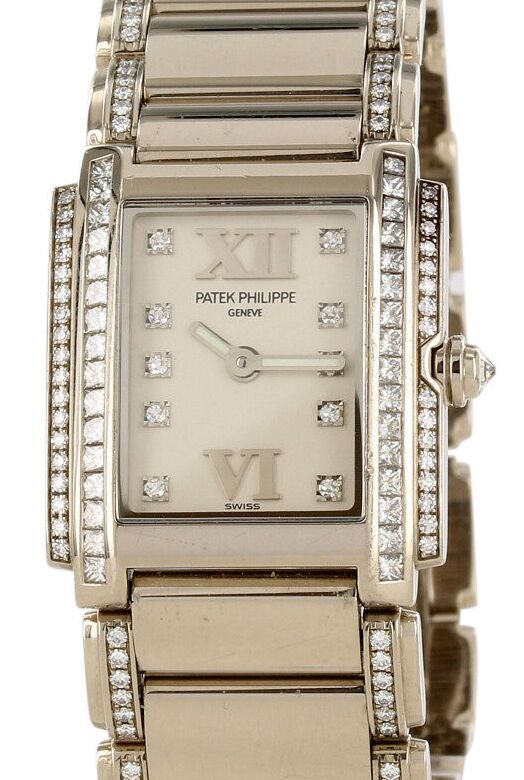 Patek Philippe Twenty~4 Ladies White Gold Diamond Set 4908/200G-011 - BRAND NEW